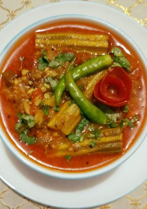 A picture of Drumstick Curry.