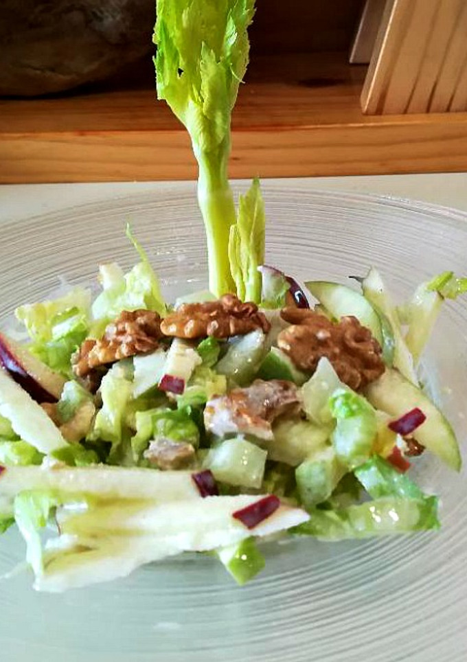 Una foto de Ensalada Waldorf