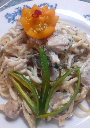 Carbonara spagetti, ahogy én szeretem 🤗 recept fotója