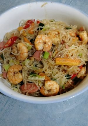Foto resep Bihun goreng udang