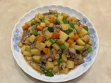 豬絞肉甜麵醬炒馬鈴薯