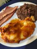 Huevos estrellados en sofrito