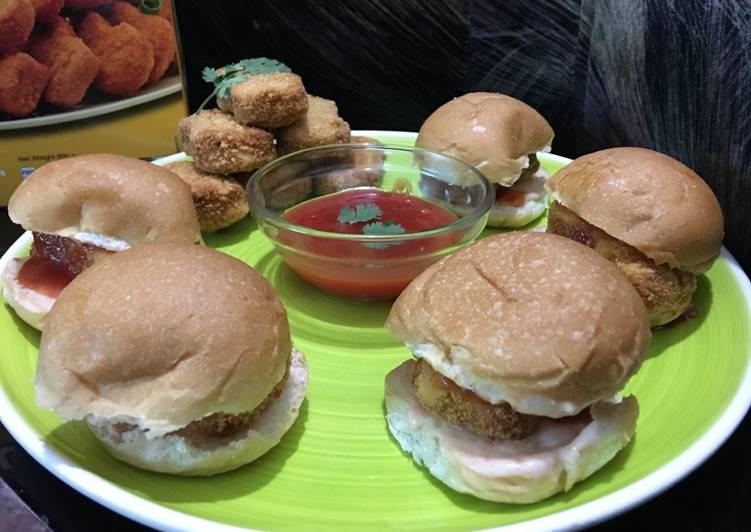 Step-by-Step Guide to Prepare Super Quick Homemade 🍞🍔🍟Mini Nuggets Burger🍞🍔🍟