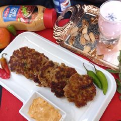 A picture of Chapli kabab.