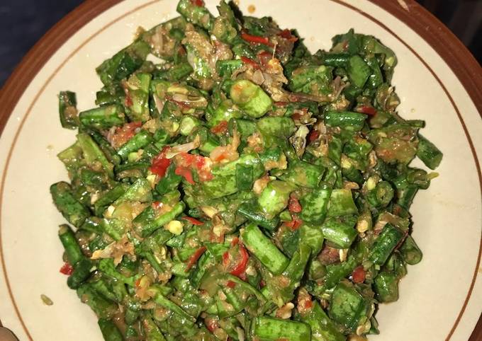 Resep Sambal Kacang Panjang Pencok Kacang Oleh Vita Androlla Cookpad