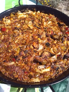 A picture of Vegetable Paella.