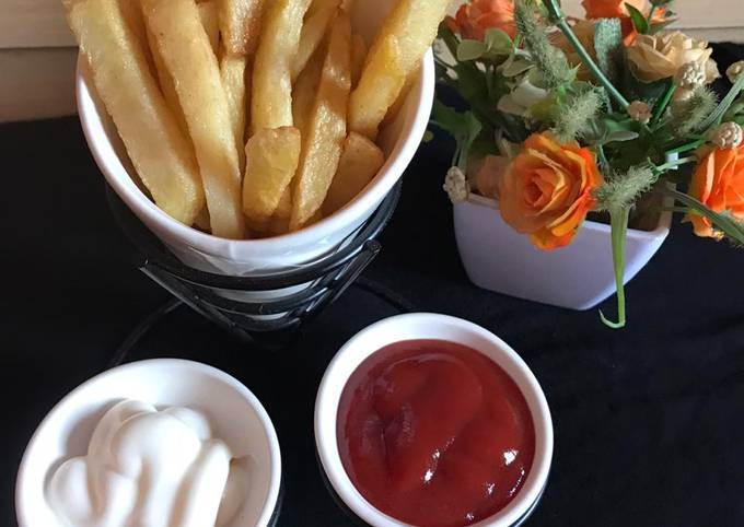 How to Make Super Quick Homemade French Fries 🍟🍟