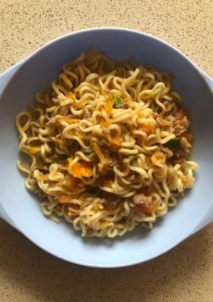 Foto resep MPASI 15 Bulan, Mie Tek Tek