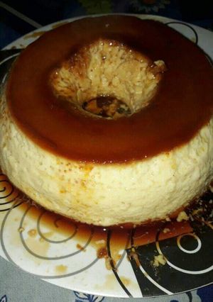 Una foto de Flan casero!!!