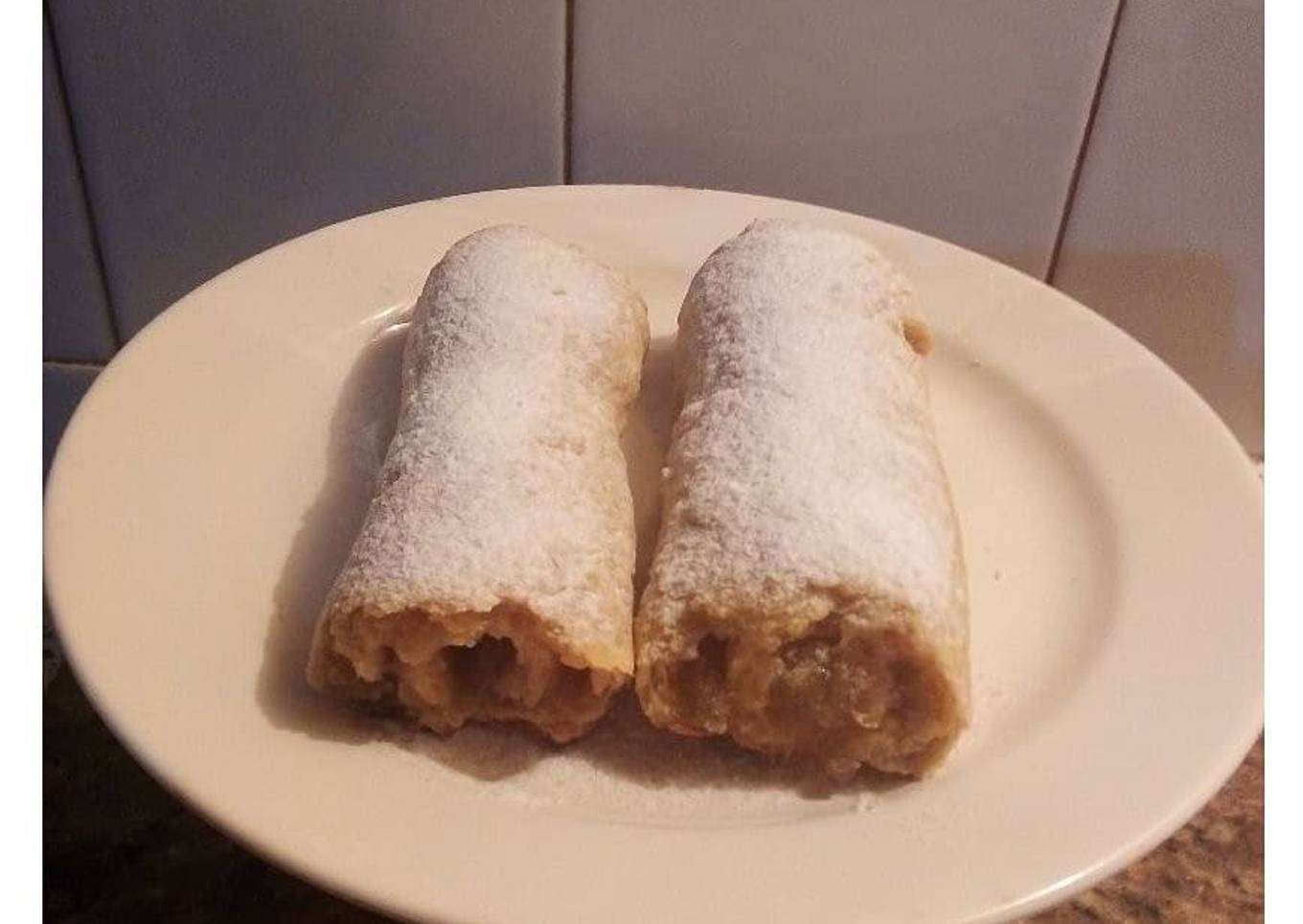 Arrollado de dulce de batata