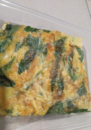 Foto resep Omelette wortel bayam