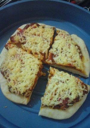 Foto resep Pizza teflon enyaakkk 'SIMPLE anti gagal'