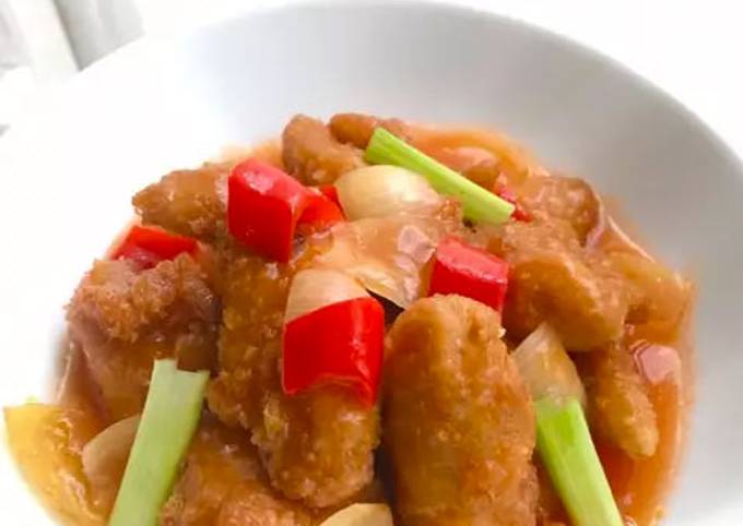 Bagaimana Menyiapkan Ayam Asam Manis yang Lezat