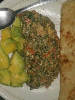 A picture of Sukumawiki with eggs.