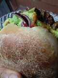 Patties🍔 de berenjena🍆ahumada y lentejas🤔