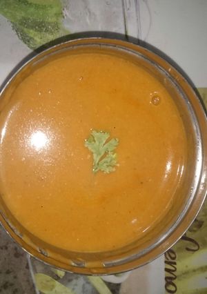 A picture of Tomato soup.