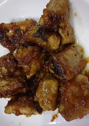 Hình của món Sườn xào chua ngọt dễ làm.
