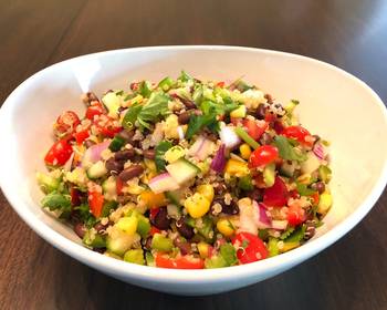 How To Cooking Recipe Colorful Quinoa Salad Savory Delicious