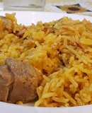 Arroz amarillo con Costilla de Cerdo en la olla Ninja Foodi