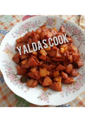 عکسی از دستور سوسیس بندری