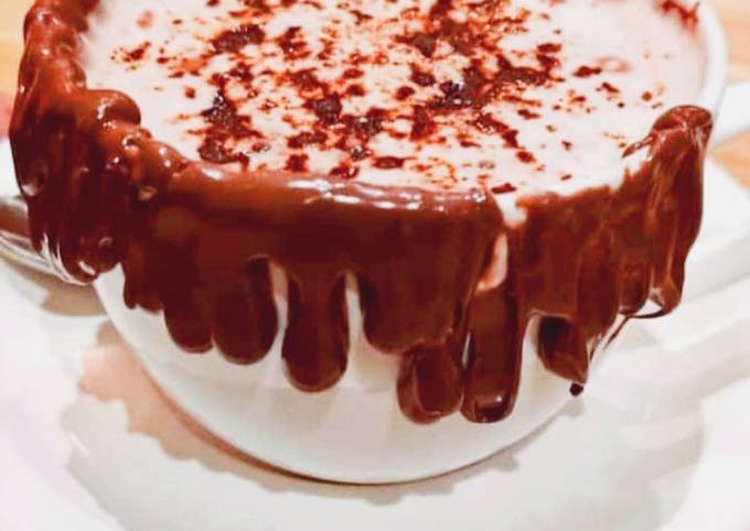 How to Make Recipe of Cappuccino with chocolate syrup