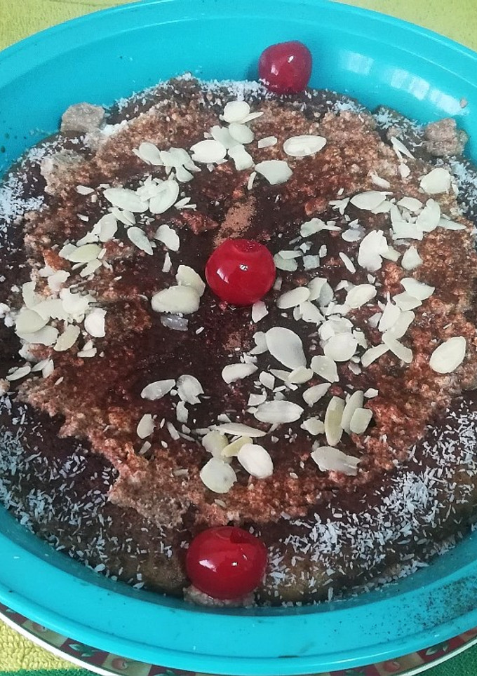 Una foto de Pastel de Tiramisú Rápido y Saludable sin azúcar refinado