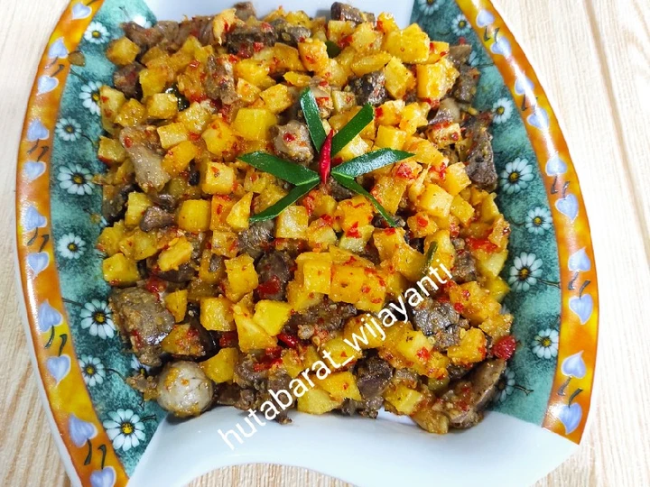 Langkah Mudah untuk Membikin Resep Sambel Goreng Kentang &amp;amp; Hati Ayam yang  Bikin Ketagihan Anti Ribet, Sempurna