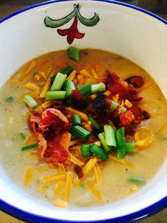 A picture of Loaded Baked Potato Soup.
