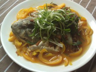 梅子蒸午仔魚