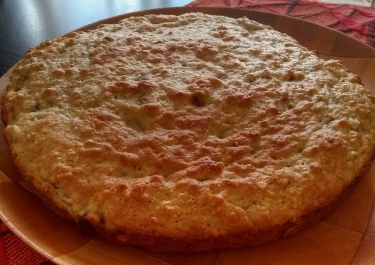 Steps to Prepare Perfect Torta de avena y banana 🍌❤️