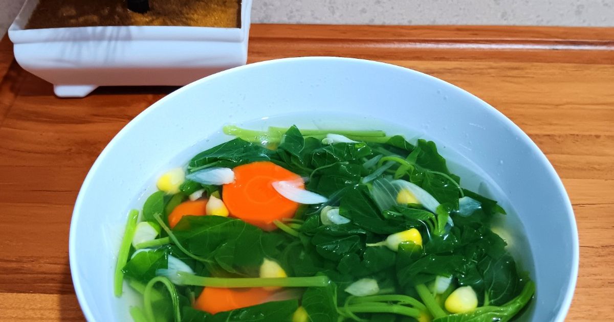 Sayur bening bayam