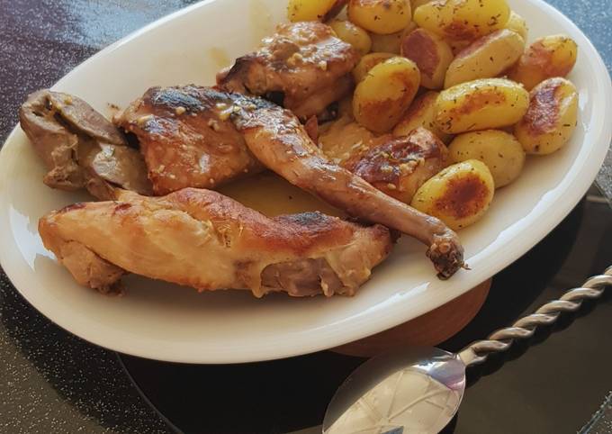 °lapin à la moutarde et au miel°