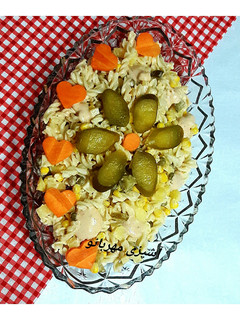 عکسی از دستور سالاد پاستا