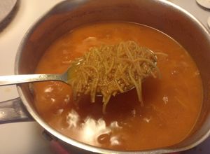Una foto de Sopa de fideo