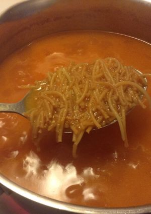 Una foto de Sopa de fideo
