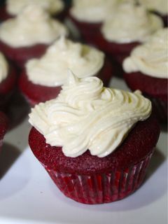 صورة لوصفة كب كيك ريد فيليفت Redvelvet