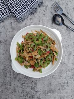 Foto resep Oseng Pare Tempe Teri