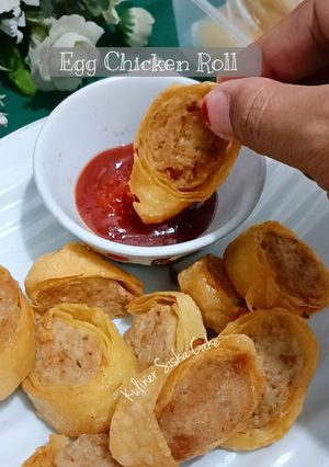 Foto resep Egg Chicken Roll