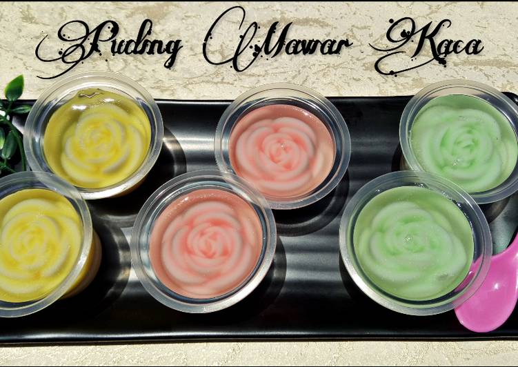 Langkah Mudah untuk Membuat Puding Mawar Kaca, Menggugah Selera
