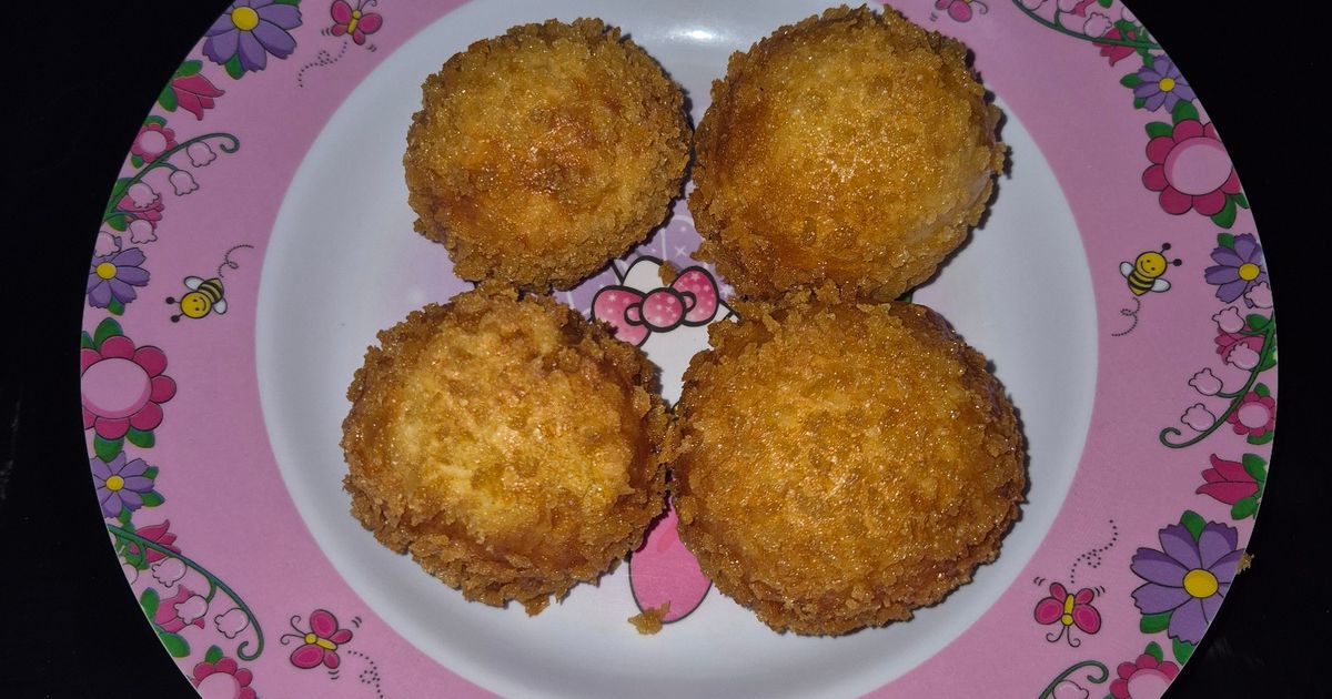 Roti goreng tanpa ulen (minyak) sederhana anak kecil saja bisa