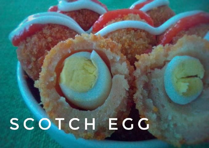 Resep Scotch Egg (simple) oleh Atik (Pawoen Ibuk) - Cookpad