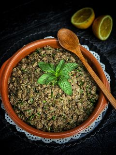 صورة لوصفة حشوة اللحم بالكزبرة