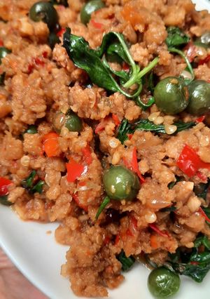 Foto resep Sambal Oncom Leunca Kemangi