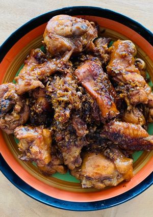 Hình của món Gà Kho Sả Ớt.