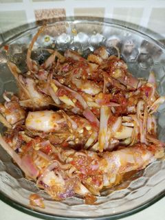 Foto resep Sambel baby cumi asin kecombrang