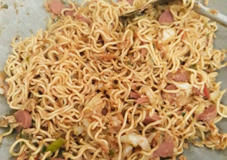 Resep Mie Tumis Sosis Kornet, Sempurna