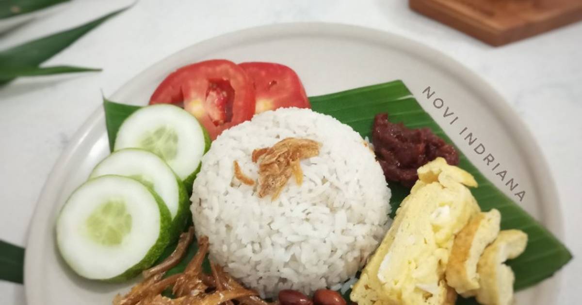 Resep Nasi Lemak Khas Batam Kepri Paling Mudah dan Enak