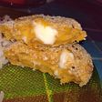 Hamburguesa de calabaza con corazón de queso