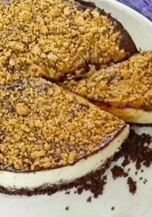 Foto de Cheesecake de Catupiry e Paçoquinha