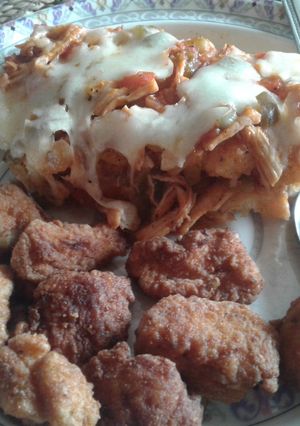 A picture of Bread Lasagna.